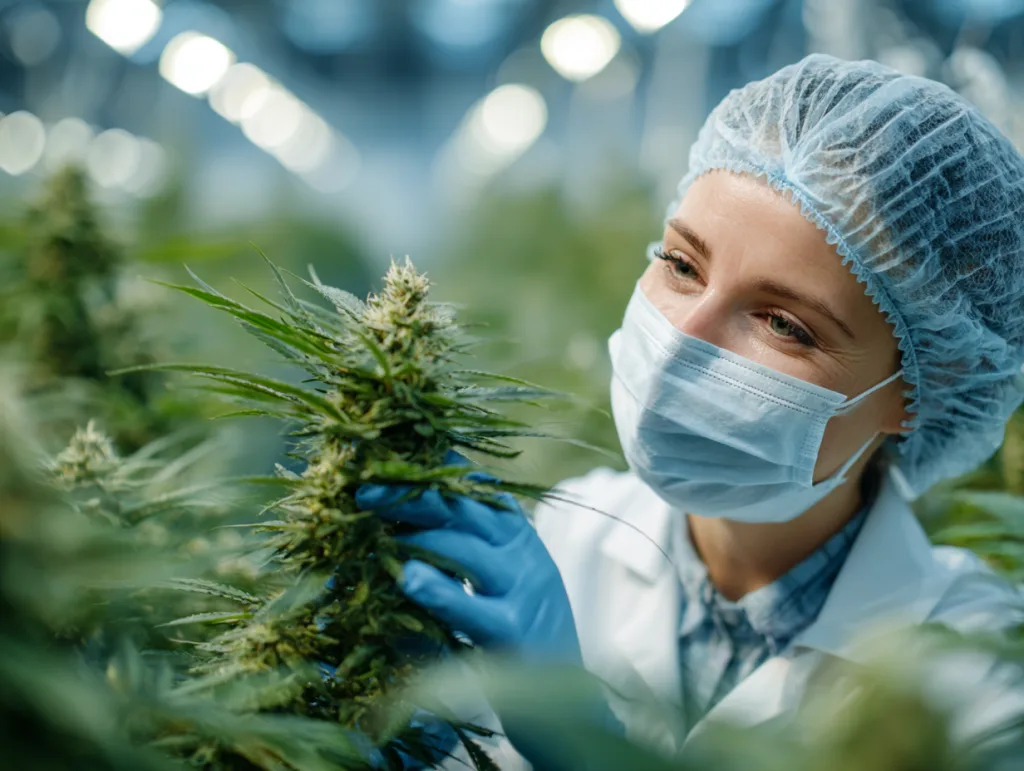 Cannabis Ernte im CSC Arnstadt