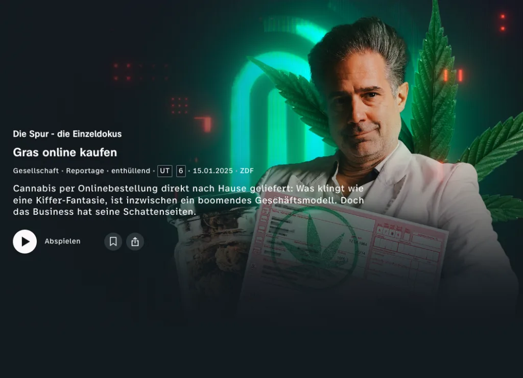 ZDF Doku - Gras online kaufen auf Rezept ZDF Doku - Gras online kaufen
