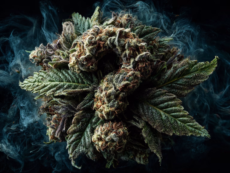 Fragezeichen aus Cannabis Ruderalis