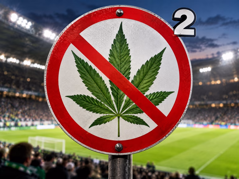 Cannabisverbot im Stadion